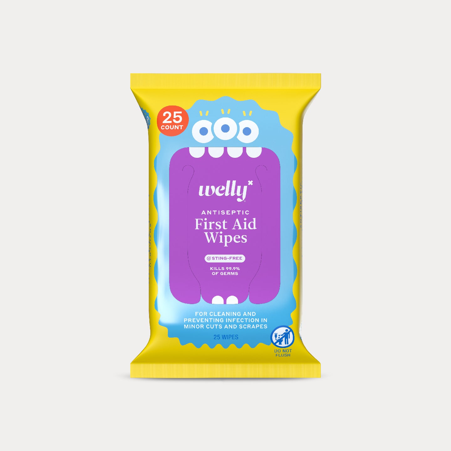 First Aid Antiseptic Wipes 25ct – Welly