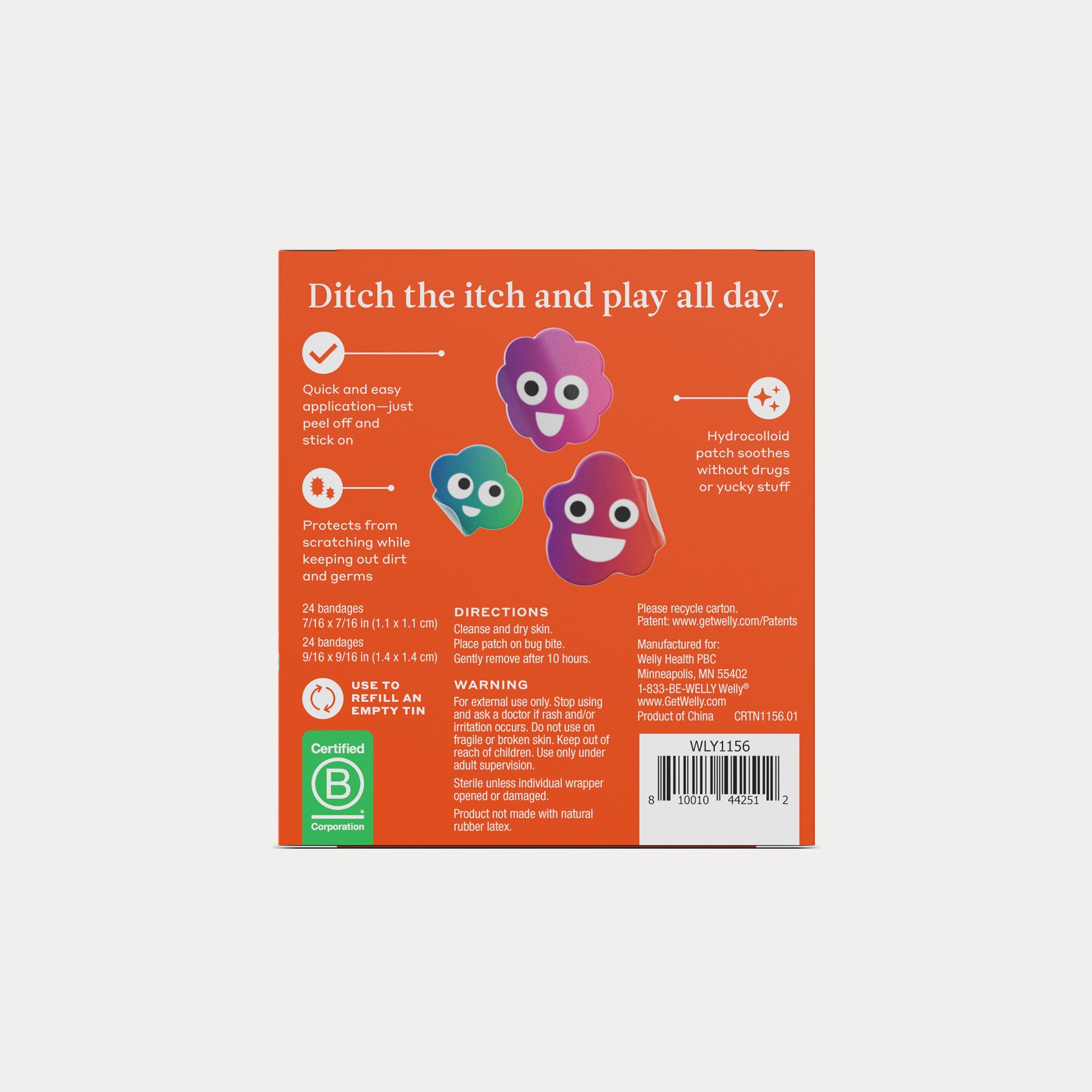 Bug Bite Relief Patches 48ct – Welly