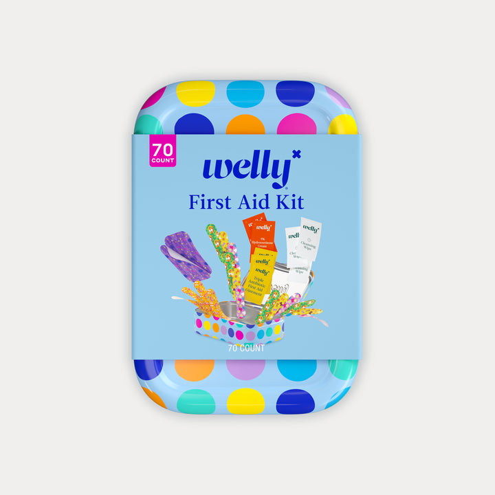 Kids First Aid Kit - Polka Dot 70CT