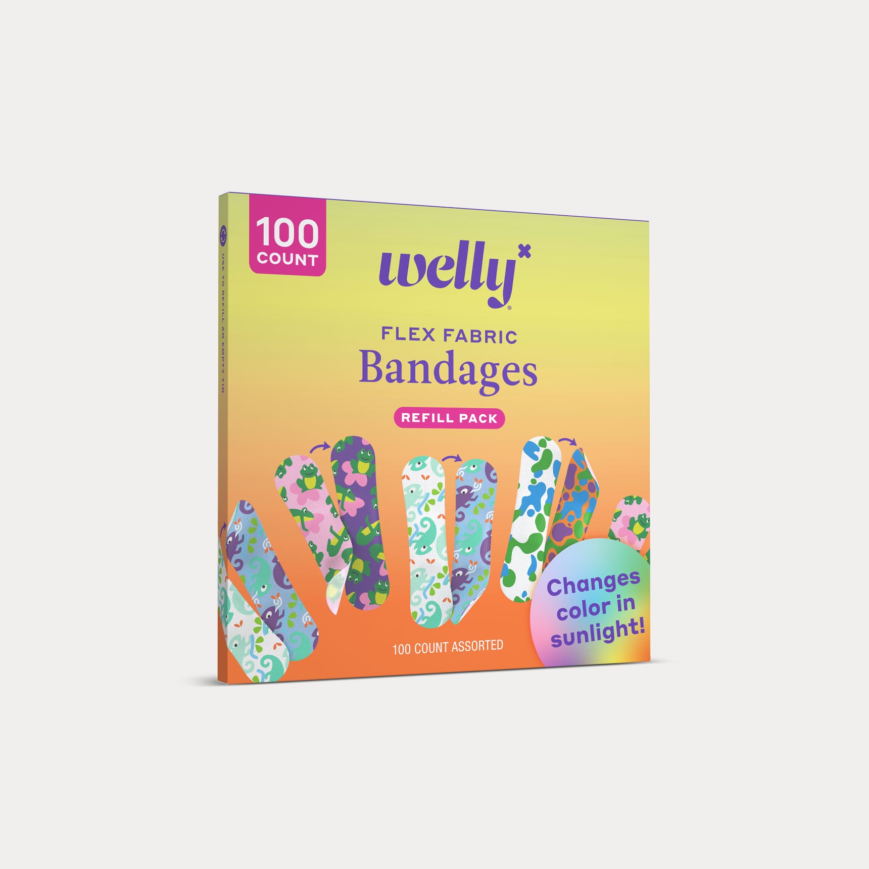 Color Change Flex Fabric Bandages 100ct Refill Pack pdp-carousel