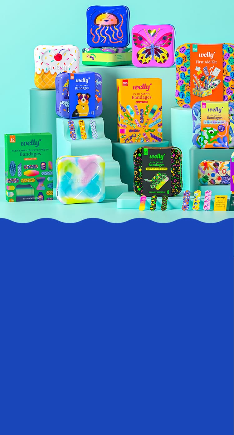 Play On! <br>Because Welly <br>Stays On.